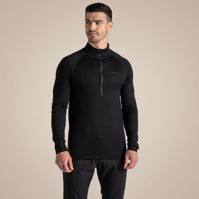Craghoppers CEU001 — EXPERT MERINO HALF ZIP LONG SLEEVED BASELAYER II