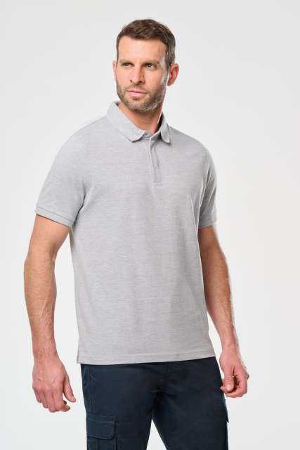 Designed To Work WK225 — MEN'S SHORT SLEEVE STUD POLO SHIRT