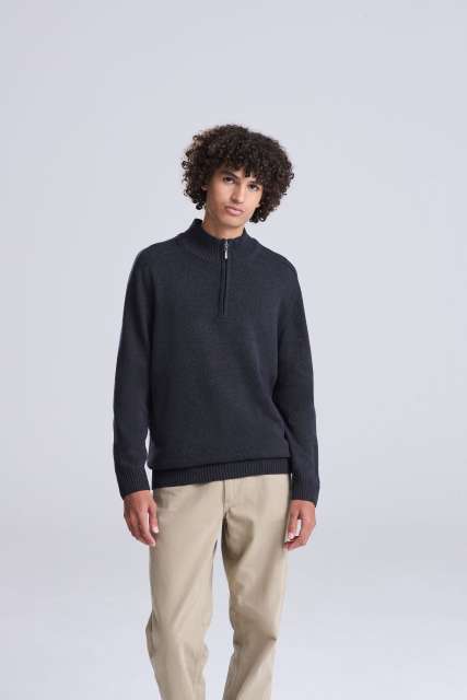 Ecologie EA061 — WAKHAN 1/4 ZIP SUSTAINABLE SWEATER
