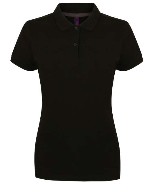 Henbury H102 — LADIES' MICRO-FINE COTTON PIQUE POLO SHIRT