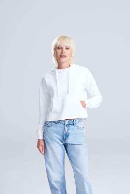 Just Hoods JH016 — WOMEN'S CROPPED HOODIE