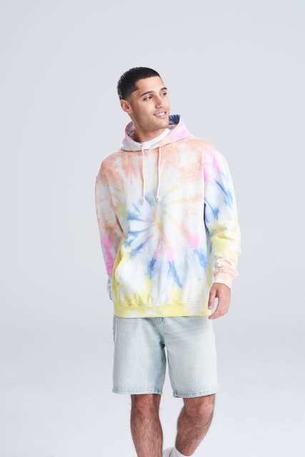 Just Hoods JH022 — TIE-DYE HOODIE