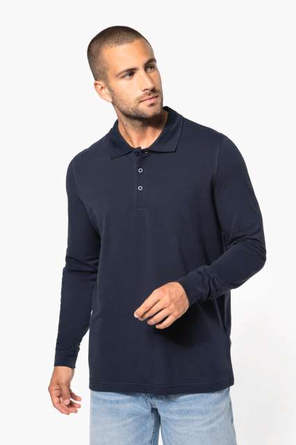 Kariban K256 — MEN'S LONG-SLEEVED PIQUÉ POLO SHIRT