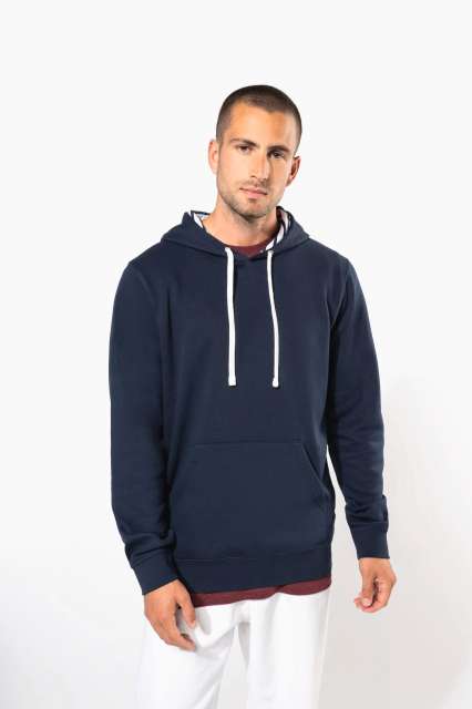 Kariban K4013 — UNISEX CONTRAST PATTERNED HOODED SWEATSHIRT