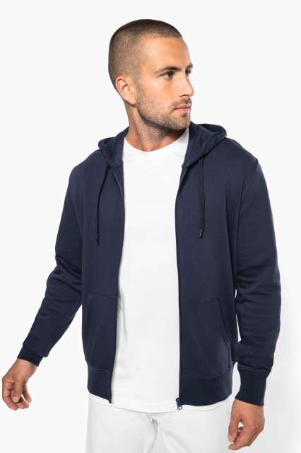 Kariban K4030 — MEN'S ECO-FRIENDLY HOODED SWEATSHIRT WITH ZIP FASTENING