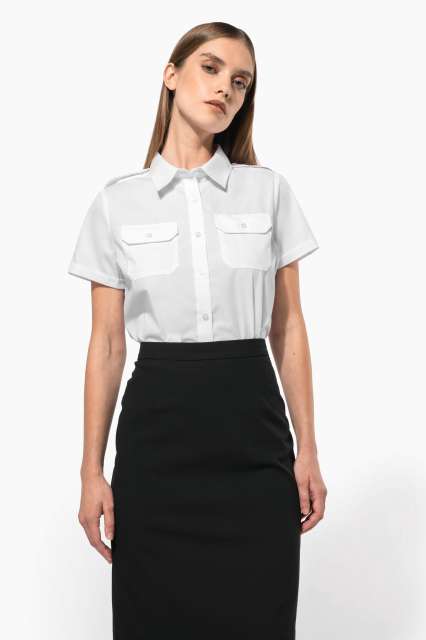 Kariban K504 — LADIES’ SHORT-SLEEVED PILOT SHIRT