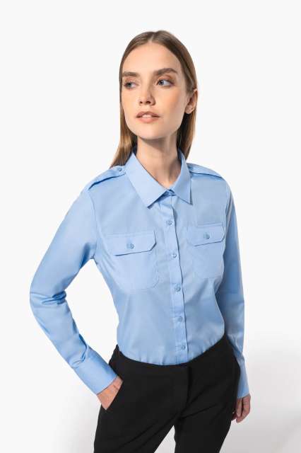 Kariban K506 — LADIES’ LONG-SLEEVED PILOT SHIRT