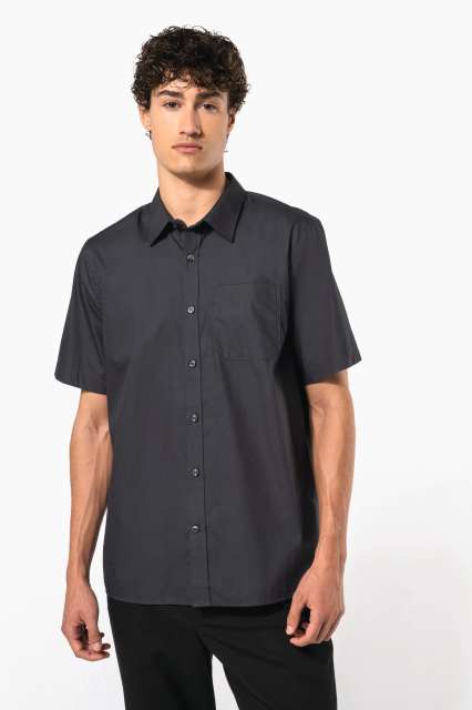 Kariban K543 — MEN'S SHORT-SLEEVED COTTON POPLIN SHIRT