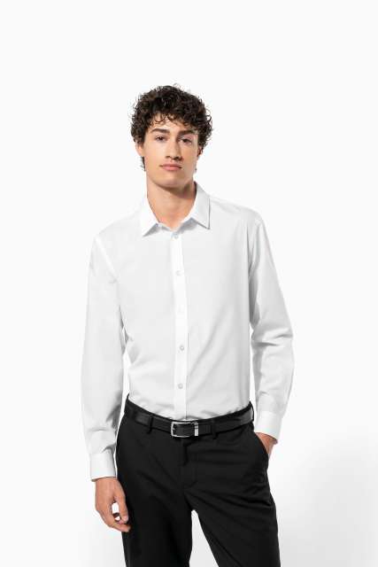 Kariban K583 — MEN’S POPLIN EASY CARE POLYCOTTON SHIRT