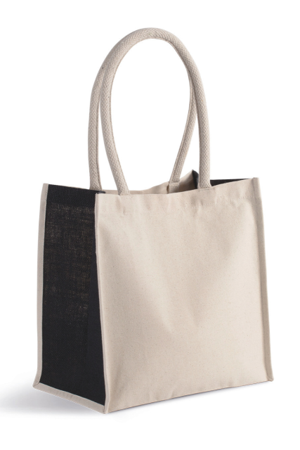 Kimood KI0255 — COTTON / JUTE TOTE BAG - 17 L