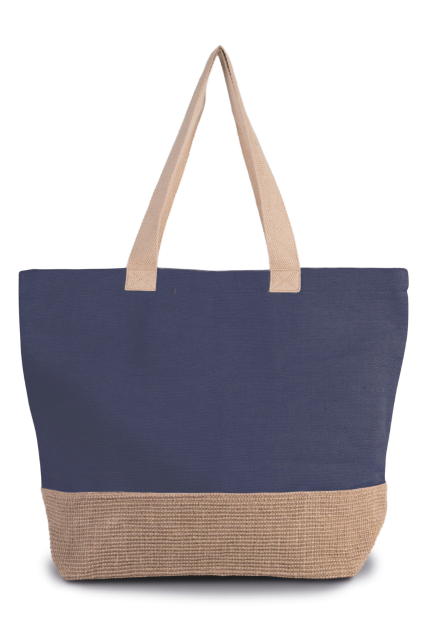 Kimood KI0258 — RUSTIC JUCO HOLD-ALL SHOPPER BAG