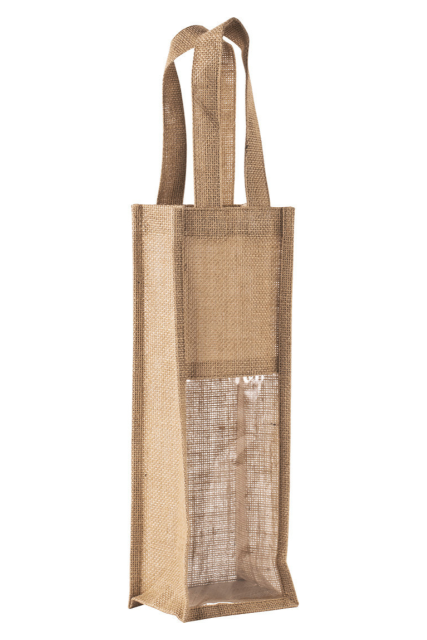 Kimood KI0267 — JUTE BOTTLE BAG