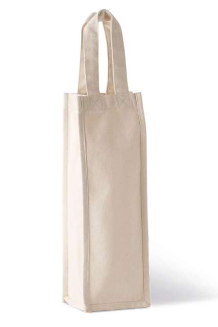 Kimood KI0269 — COTTON CANVAS BOTTLE BAG
