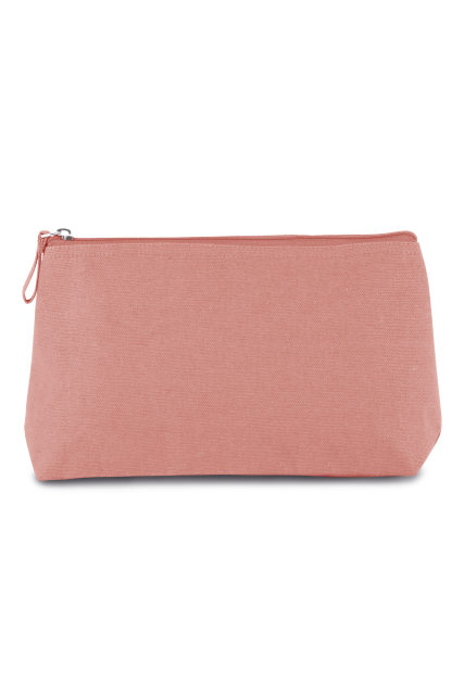 Kimood KI0727 — COTTON CANVAS TOILETRY BAG