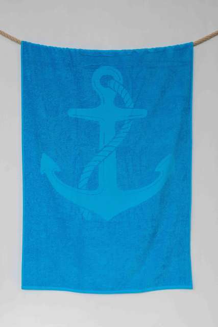 Olima OL3020 — OLIMA „ANCHOR” JACQUARD BEACH TOWEL