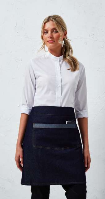 Premier PR128 — 'DOMAIN' CONTRAST DENIM WAIST APRON