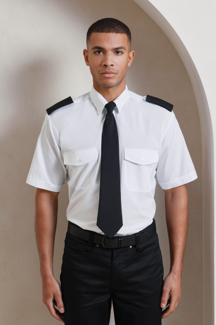 Premier PR212 — MEN’S SHORT SLEEVE PILOT SHIRT