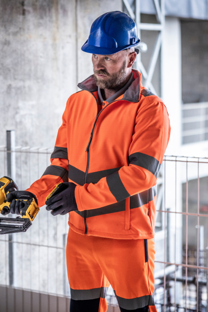 Regatta TRA712 — HI-VIS PRO CONTRACT ABLAZE 2 LAYER SOFTSHELL JACKET (CLASS 3)