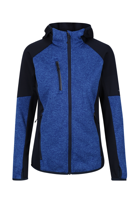 Regatta TRF621 — WOMEN'S X-PRO COLDSPRING II HYBRID PERFORMANCE STRETCH HOODED FLEECE JACKET