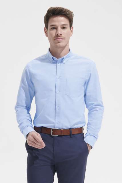 SOL'S 02920 — SOL'S BOSTON FIT - LONG SLEEVE OXFORD MEN'S SHIRT
