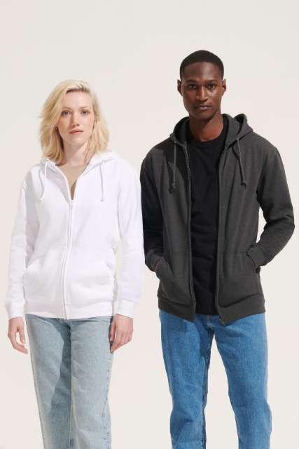 SOL'S 03812 — SOL'S CARTER - UNISEX FULL-ZIP HOODIE